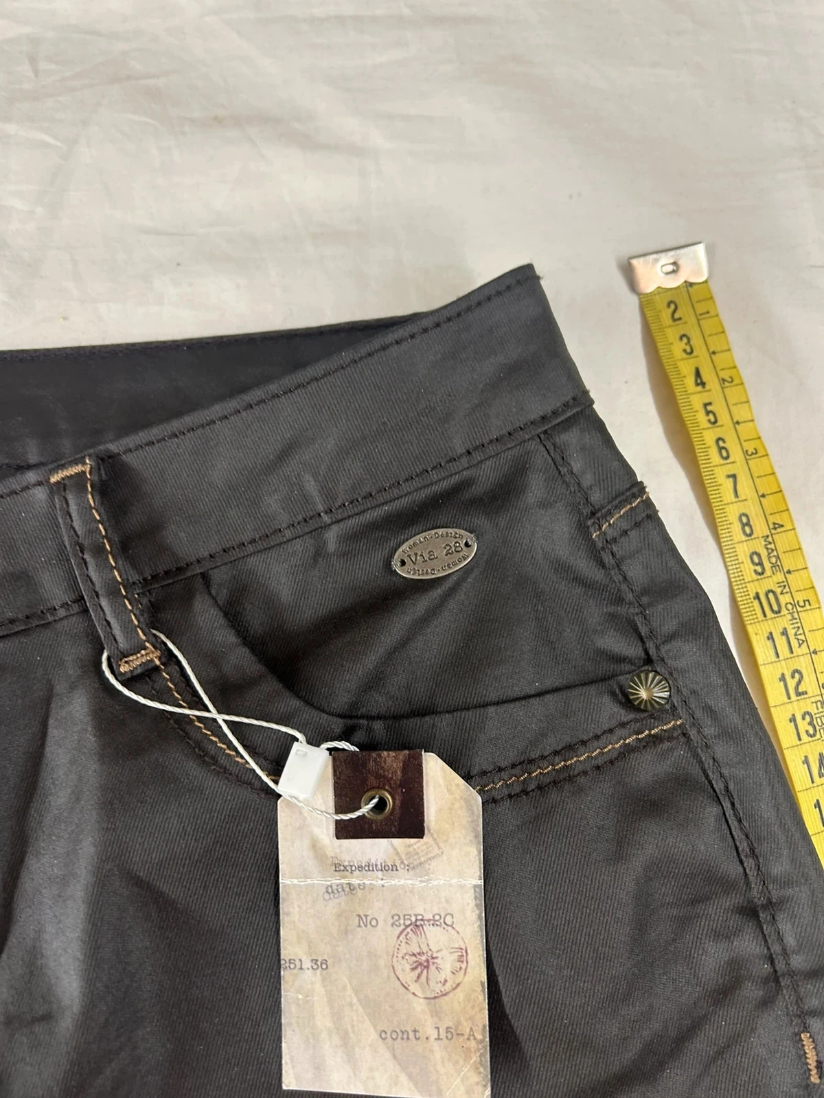 Jean vintage taille haute via 28 – photo 9